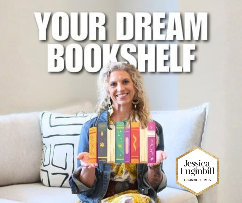 Jessica Luginbill featuring Juniper Books Boulder, a unique bookstore known for custom bookshelf collections and literary design